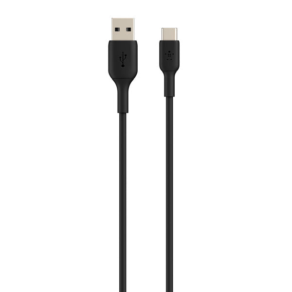 Cable PVC  USB-C to USB-A Cable 2M BK