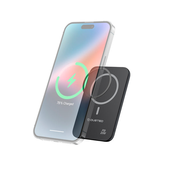 Bateria externa inalambrica Magnetica 5000mAh Carga Rapida Dusted