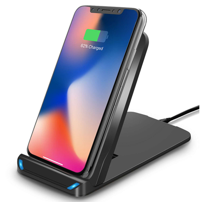 Base de carga inalambrica Plegable 10W Dusted negro